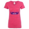 Women’s Glitter V-Neck T-Shirt Thumbnail