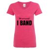 Women’s Glitter V-Neck T-Shirt Thumbnail