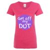 Women’s Glitter V-Neck T-Shirt Thumbnail
