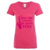 Women’s Glitter V-Neck T-Shirt Thumbnail