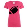 Women’s Glitter V-Neck T-Shirt Thumbnail