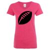 Women’s Glitter V-Neck T-Shirt Thumbnail