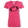 Women’s Glitter V-Neck T-Shirt Thumbnail