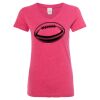 Women’s Glitter V-Neck T-Shirt Thumbnail