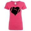 Women’s Glitter V-Neck T-Shirt Thumbnail