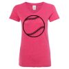 Women’s Glitter V-Neck T-Shirt Thumbnail