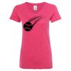 Women’s Glitter V-Neck T-Shirt Thumbnail