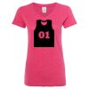 Women’s Glitter V-Neck T-Shirt Thumbnail