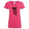 Women’s Glitter V-Neck T-Shirt Thumbnail