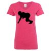 Women’s Glitter V-Neck T-Shirt Thumbnail