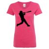Women’s Glitter V-Neck T-Shirt Thumbnail