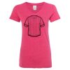 Women’s Glitter V-Neck T-Shirt Thumbnail