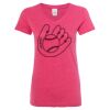 Women’s Glitter V-Neck T-Shirt Thumbnail