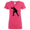 Women’s Glitter V-Neck T-Shirt Thumbnail
