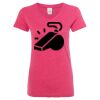 Women’s Glitter V-Neck T-Shirt Thumbnail