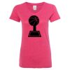 Women’s Glitter V-Neck T-Shirt Thumbnail