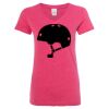 Women’s Glitter V-Neck T-Shirt Thumbnail