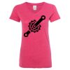 Women’s Glitter V-Neck T-Shirt Thumbnail