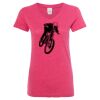 Women’s Glitter V-Neck T-Shirt Thumbnail