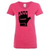 Women’s Glitter V-Neck T-Shirt Thumbnail
