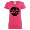Women’s Glitter V-Neck T-Shirt Thumbnail
