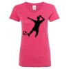 Women’s Glitter V-Neck T-Shirt Thumbnail