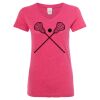 Women’s Glitter V-Neck T-Shirt Thumbnail