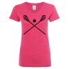 Women’s Glitter V-Neck T-Shirt Thumbnail