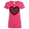 Women’s Glitter V-Neck T-Shirt Thumbnail