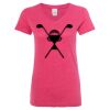 Women’s Glitter V-Neck T-Shirt Thumbnail