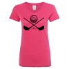 Women’s Glitter V-Neck T-Shirt Thumbnail