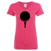 Women’s Glitter V-Neck T-Shirt Thumbnail