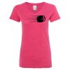 Women’s Glitter V-Neck T-Shirt Thumbnail
