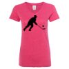 Women’s Glitter V-Neck T-Shirt Thumbnail