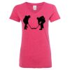 Women’s Glitter V-Neck T-Shirt Thumbnail