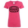 Women’s Glitter V-Neck T-Shirt Thumbnail
