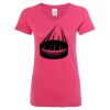 Women’s Glitter V-Neck T-Shirt Thumbnail