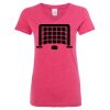 Women’s Glitter V-Neck T-Shirt Thumbnail