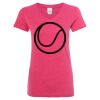 Women’s Glitter V-Neck T-Shirt Thumbnail
