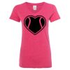 Women’s Glitter V-Neck T-Shirt Thumbnail