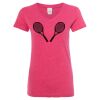 Women’s Glitter V-Neck T-Shirt Thumbnail