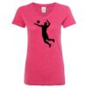 Women’s Glitter V-Neck T-Shirt Thumbnail