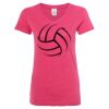 Women’s Glitter V-Neck T-Shirt Thumbnail