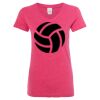 Women’s Glitter V-Neck T-Shirt Thumbnail