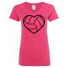Women’s Glitter V-Neck T-Shirt Thumbnail
