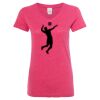 Women’s Glitter V-Neck T-Shirt Thumbnail