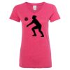 Women’s Glitter V-Neck T-Shirt Thumbnail