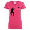 Women’s Glitter V-Neck T-Shirt Thumbnail