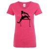 Women’s Glitter V-Neck T-Shirt Thumbnail