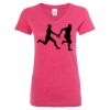 Women’s Glitter V-Neck T-Shirt Thumbnail
